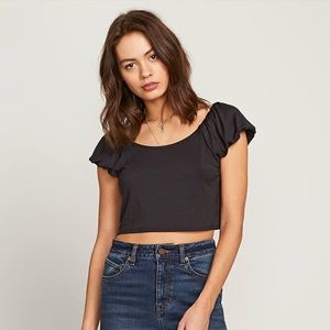 NWT Volcom Want My Luv Top